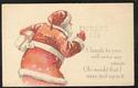 Red Suited Santa-Express Co. Fairman Postcard-ff52