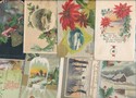 Beautiful Lot of 8 Christmas Postcards-Vintage-pp9