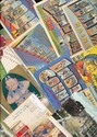 LOT OF 100 OLD MIXED POSTCARDS- ALL DAMAGED-FOR CR