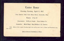 1912 Easter Dance Postcard, Circlesville OHIO-mm35