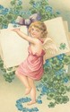 Lot of 10 Cupids  with Flowers & Letter Postcards-