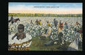 7 BLACK AMERICANA LINEN POST CARDS MEMORABILIA,PEO