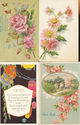 Lot of 4 Vintage Embossed Greetings Postcards-aaa4