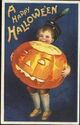 Halloween Postcard CLAPSADDLE LITTLE BOY JOL-MINT-