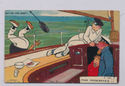 Artist Signed Tom Browne Postcard - Man Overboard 