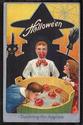 1909 Halloween Postcard Kids Dunking for Apples-ii