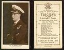 Prince of Wales Yardley Soap Victorian Trade Card-