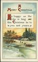Beautiful Arts & Crafts Christmas-Postcard-TUCK-i4