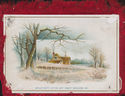 Early Victorian Fringe Greeting Card -Best Wishes-