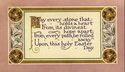 Excellent DAVIS Arts & Crafts EASTER Poem Postcard