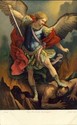 Archangel Michael Defeats Devil Stengel Postcard