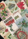 Beautiful Lot of  20 Vintage Christmas Postcards-q