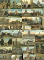 Lot of 37 US State Capitols & Seals OLD Postcards-