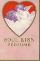 ART DECO CUPID & LADY SOUL KISS PERFUME Postcard-f