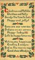 EXCELLENT RUSTCRAFT~ ARTS & CRAFTS XMAS POSTCARD-R