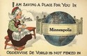 Minneapolis MN 1915 Dutch Girl postcard Minnesota-