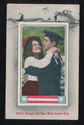 Antique Navy Military Romance Vintage Postcard wit
