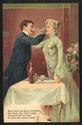 Edwardian Man & Woman Vintage Romantic Postcard-gg