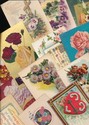 75 Huge Lot Antique Greeting Postcards- UNUSED--ss