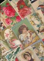 500 HUGE BOX LOT of MIXED  VINTAGE VICTORIAN HOLID