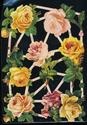 Pretty Roses Victorian Die-Cut Scrap Collage Sheet