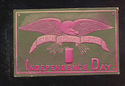 Heavy Embossed Antique July 4th Independence Day P