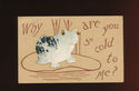 1906 Antique Postcard-Attached Frog~ Why Are You S