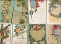 Beautiful Lot of  8 Christmas Postcards-Vintage-qq