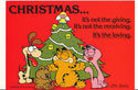 1978 Garfield The Cat Christmas It's The Loving Po