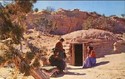 Navajo Family Native American  Indian Postcard-X65