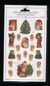 Santa Claus Heads German Christmas STICKERS-sc439