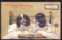 Fantasy A/s Ellam Cocker Spaniel Dogs in Bed Postc