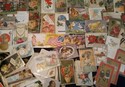 500 HUGE BOX LOT  MIXED  VINTAGE antique VICTORIAN