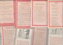 Lot of 25 Arcade Exhibit Cards- Words Advice etc.-