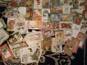 500 HUGE BOX LOT  MIXED  VINTAGE antique VICTORIAN