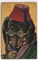 THIELE Postcard Dachshund Dog in Hat & Glasses-hh6