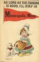 Minneapolis MN 1915 Dutch Girl postcard Minnesota-