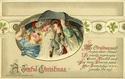 1914 WINSCH SANTA CLAUS & CHILDREN XMAS POSTCARD-P