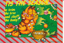 1978 Garfield The Cat Tis The Season Postcard Cat 