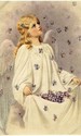 Lot of 10 Angels & Flowers Postcards-Unused New!