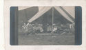 OLD REAL PHOTO POSTCARD- TENT LADIES CAMPING EARLY