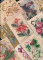 Lot of 11 old Fancy Embossed Vintage CHRISTMAS HOL