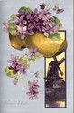 Dutch Shoes & Flowers Vintage Greeting Postcard-ii