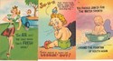 30 ESTATE Lot 1940s LINEN ERA HUMOR COMIC FUNNY PO