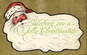 Unusual Long Beard Santa Claus Christmas Postcard-