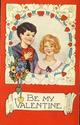 Whitney Children Valentines Day LACY Postcard-P107