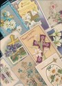 LOT of 12 BEAUTIFUL EASTER CROSS POSTCARDS-oo611