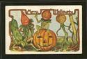 1910 HALLOWEEN POSTCARD,FANTASY VEGGIE PEOPLE  JOL