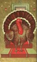 Cute Plump Thanksgiving Turkey Vintage Postcard-dd