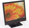 15 inch LCD Monitor VGA Flat Screen Display Black 